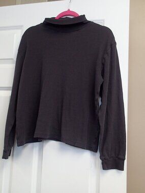 Women's Black Turtleneck Size Large